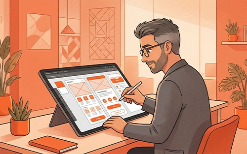 نمونه‌های UI/UX محمدرضا احدیان