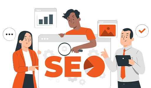 آیکون طراحی سایت فروشگاهی با ساختار دسته‌بندی و سئو